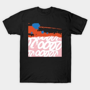 Abstract Lines And Soft Colors T-Shirt